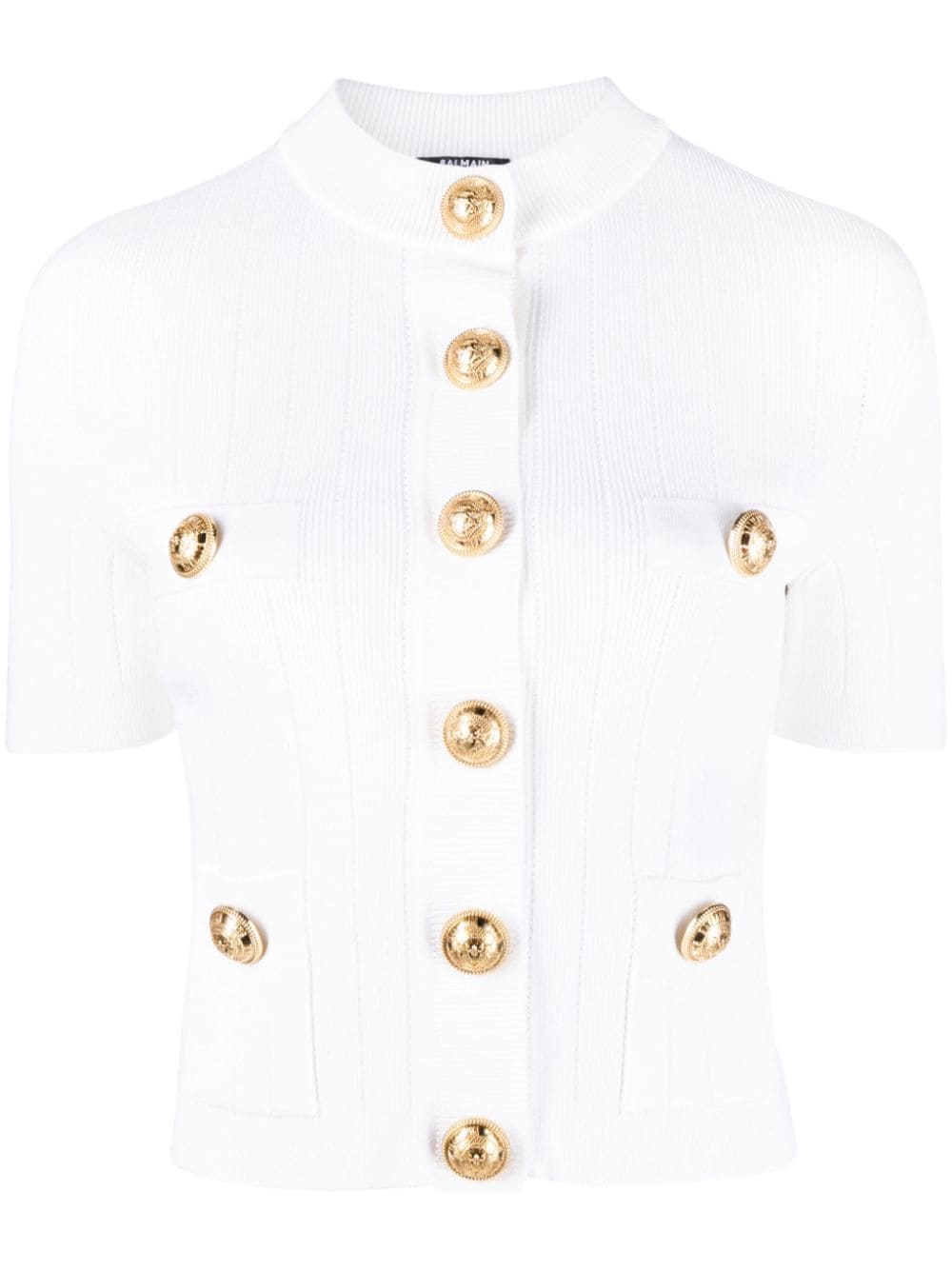 白色凸点针织开衫 - 女性时尚圈的时尚宣言