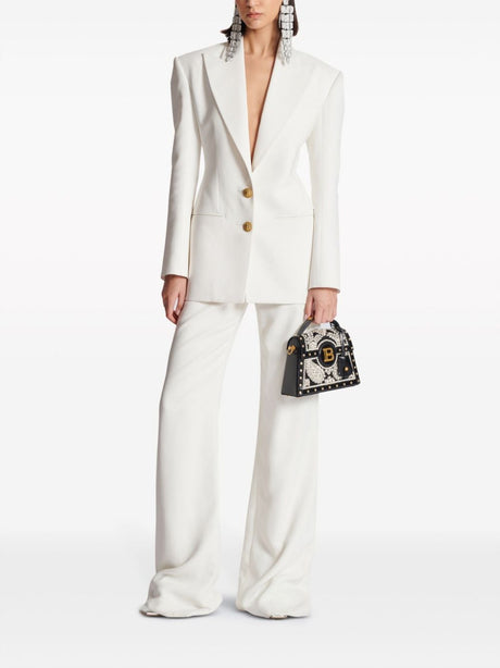 BALMAIN Designer Fitted Blazer for Women from SS24 Collection