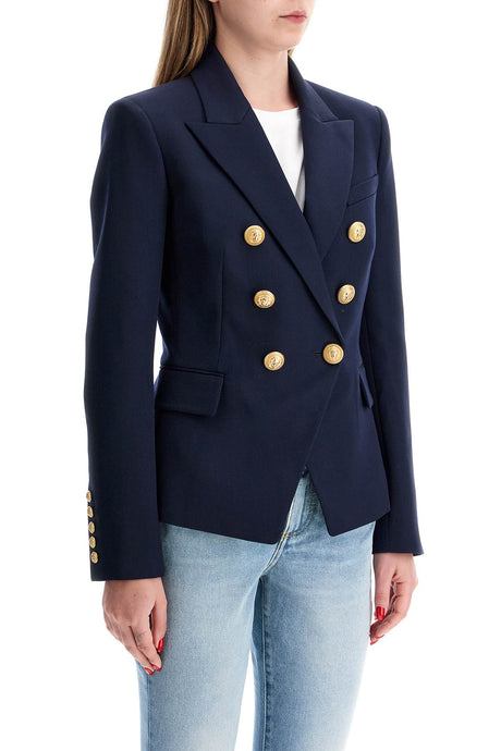 BALMAIN Elegant 6-Button Double-Breasted Wool Jacket