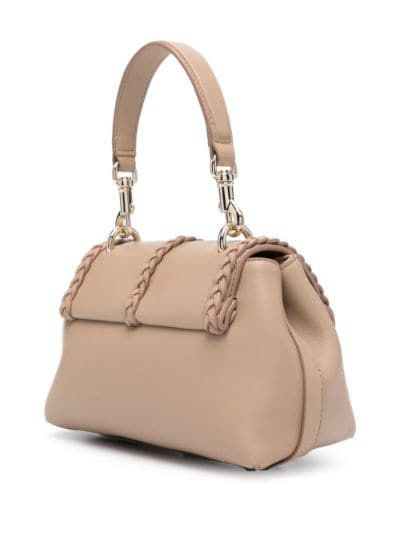 CHLOÉ Mini Penelope Soft Leather Shoulder Bag in Argil Brown for Women