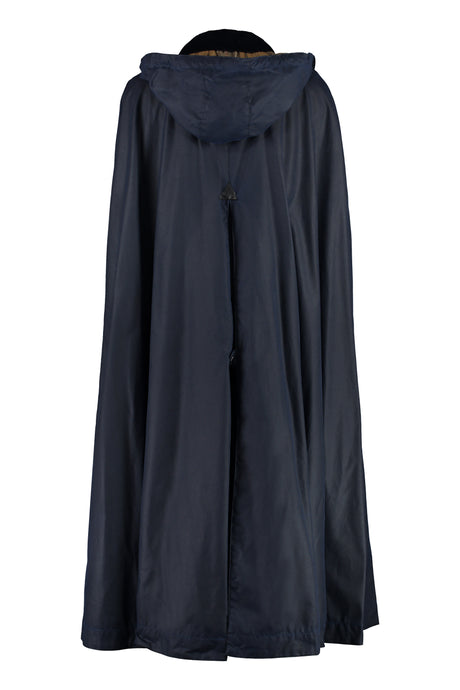 女式藍色防水棉質夾克 - SS24系列