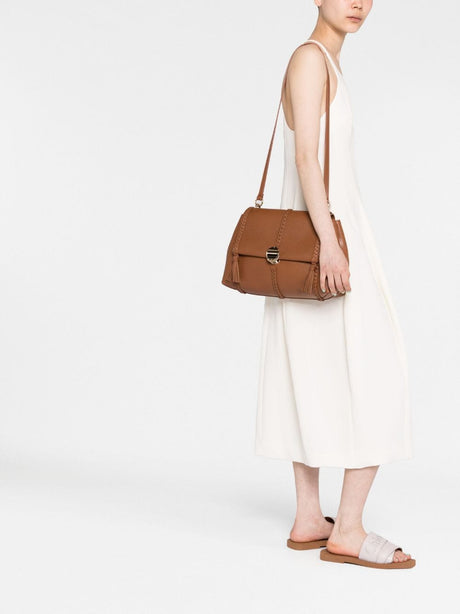 CHLOÉ Elegant Leather Top-Handle Shoulder Bag for Women