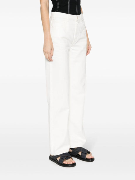 CHLOÉ Fashionable High-Waisted White Pants for Women