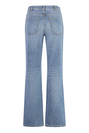CHLOÉ High-Rise Boyfriend Jeans with Visible Stitching for Women