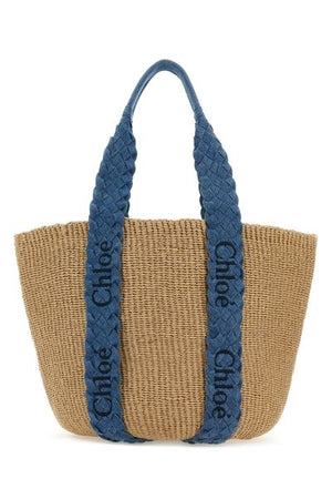 CHLOÉ Woven Raffia Tote Handbag - Perfect for Elevating Any Outfit