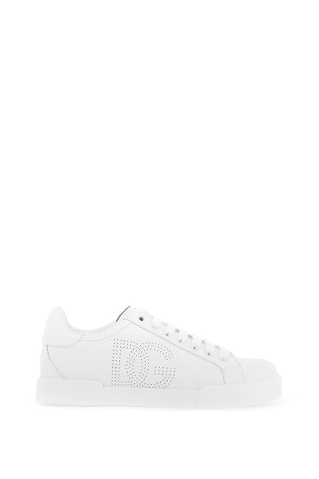 DOLCE & GABBANA Elegant White Low Top Sneakers for Women