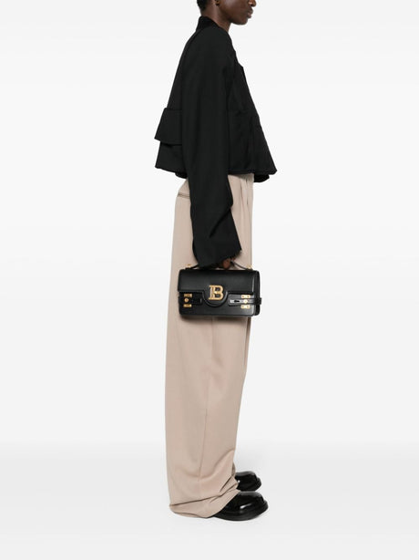 BALMAIN Sophisticated Black Pouch Handbag for Women - SS24 Collection