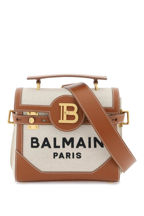 Elevate Your Everyday Style with the BBUZZ by BALMAIN Canvas Crossbody Bag in Beige