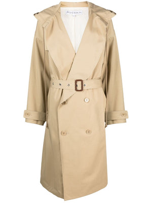 JW ANDERSON Classic Camel Hooded Jacket for Chic Women