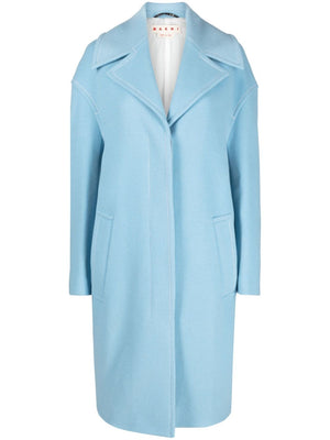 女性用の青いウールジャケット - FW23