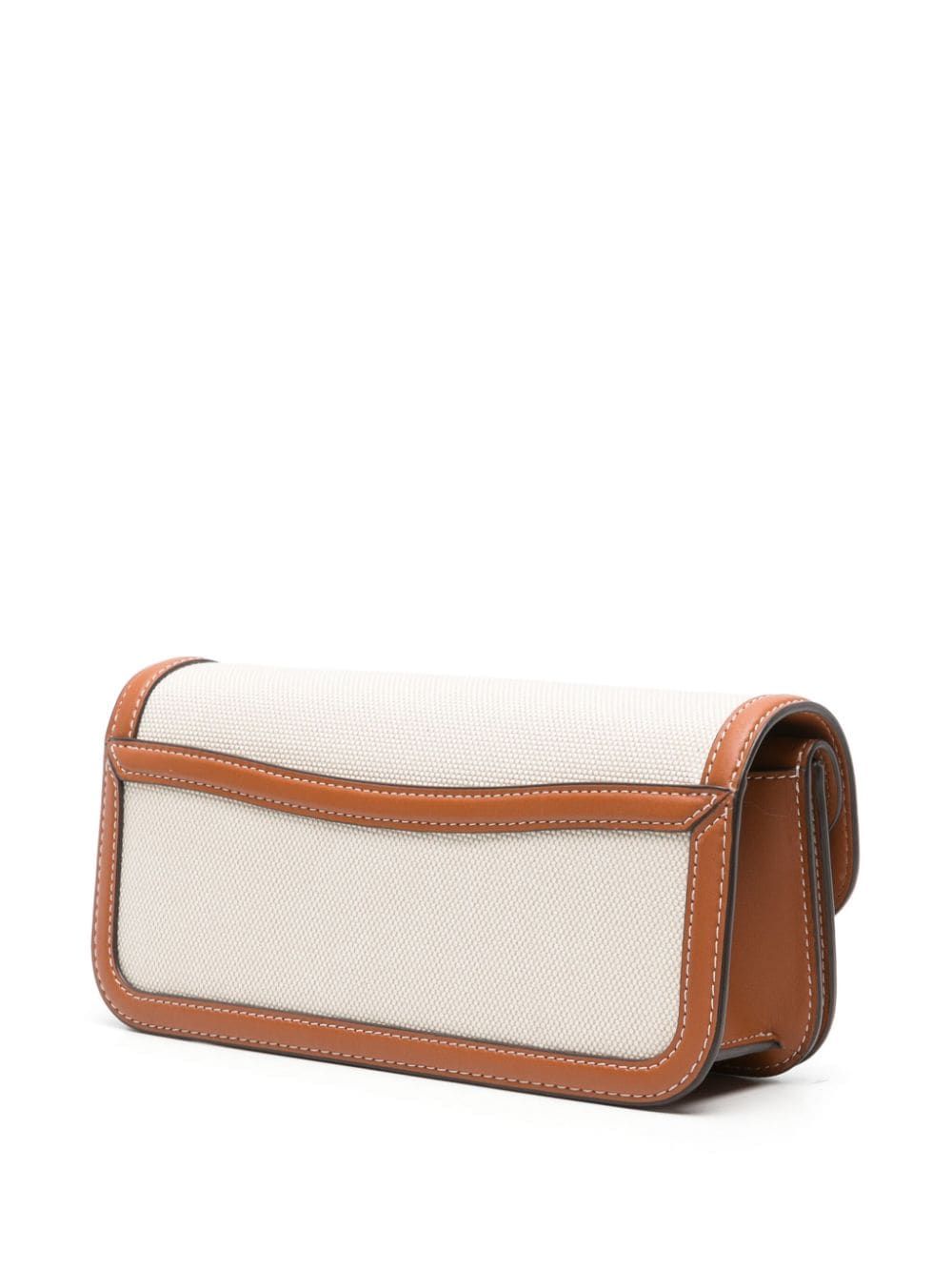 COACH Tan Mixed Material Shoulder Handbag for Women - SS24 Collection