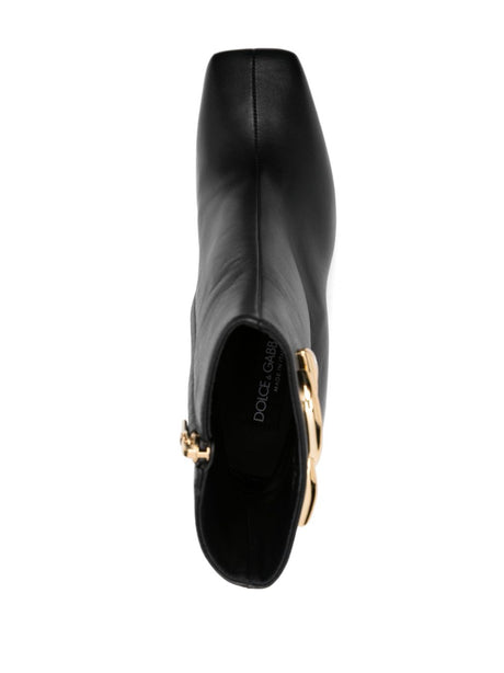 DOLCE & GABBANA Luxurious 23FW Women's Boots in Classic Black