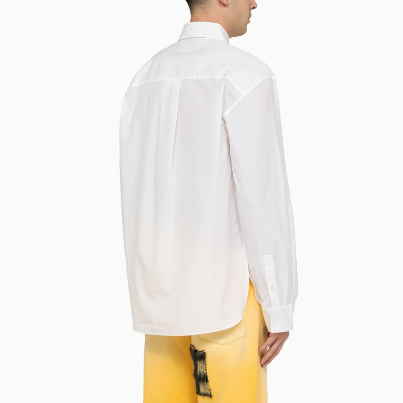 MARNI Classic White Poplin Shirt for Men for SS24