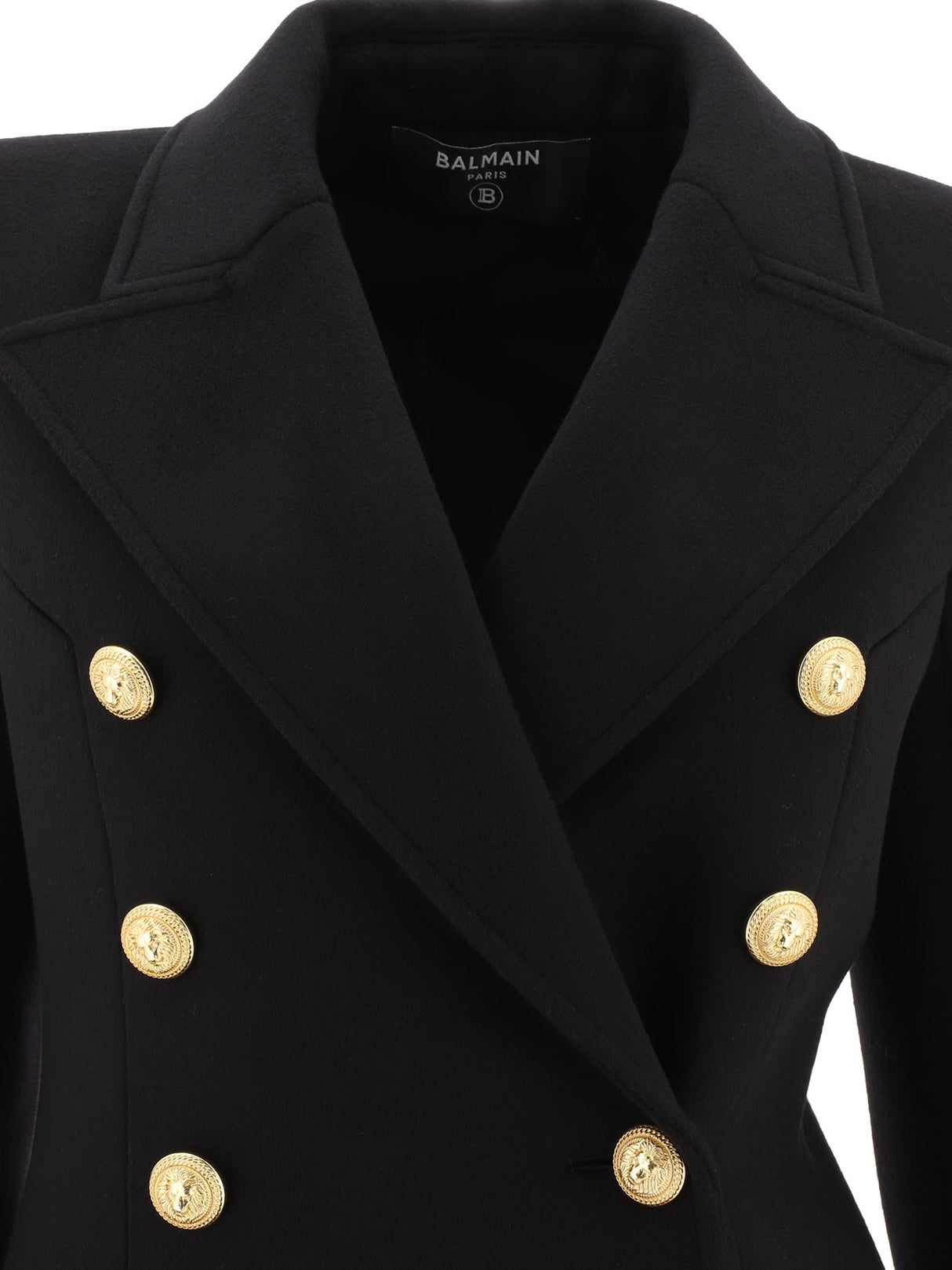 BALMAIN DOUBLE-BREASTED Jacket WITH GOLD BUTTONS