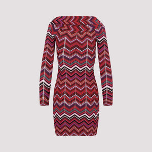 MISSONI Multicolour Short Dress for Women - FW23 Collection