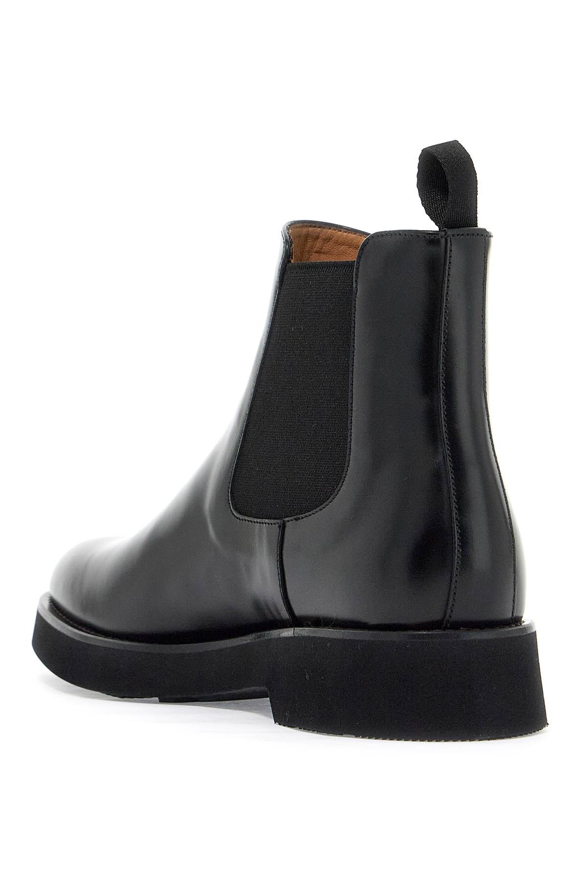 CHURCH'S MONMOUTH CHELSEA LEATHER BRUSHED ANKLE BOOTS