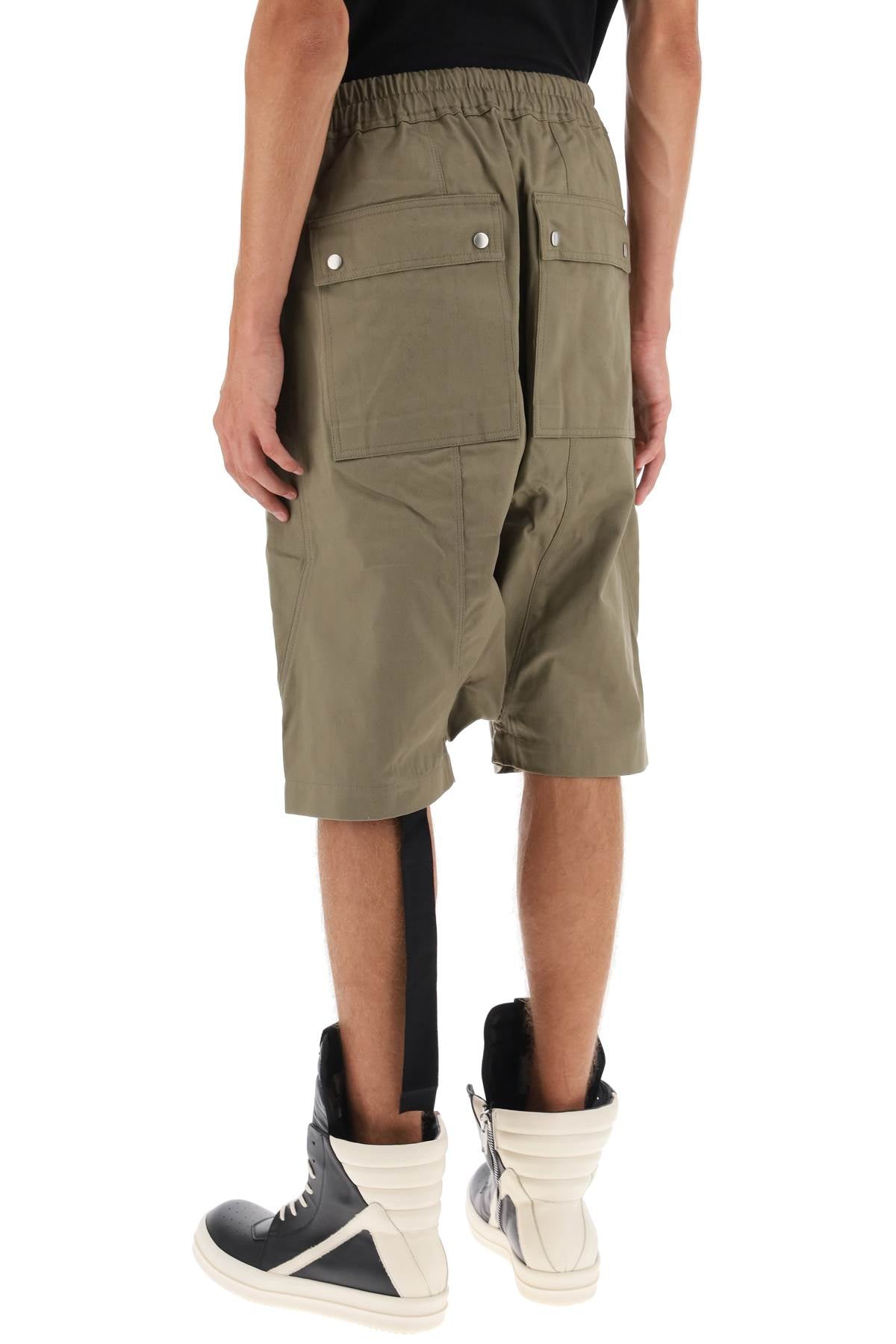 DRKSHDW Green Bauhaus Shorts for Men - FW23