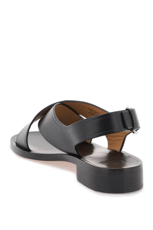 CHURCH'S Black Leather Sandals for Women - SS24 Collection