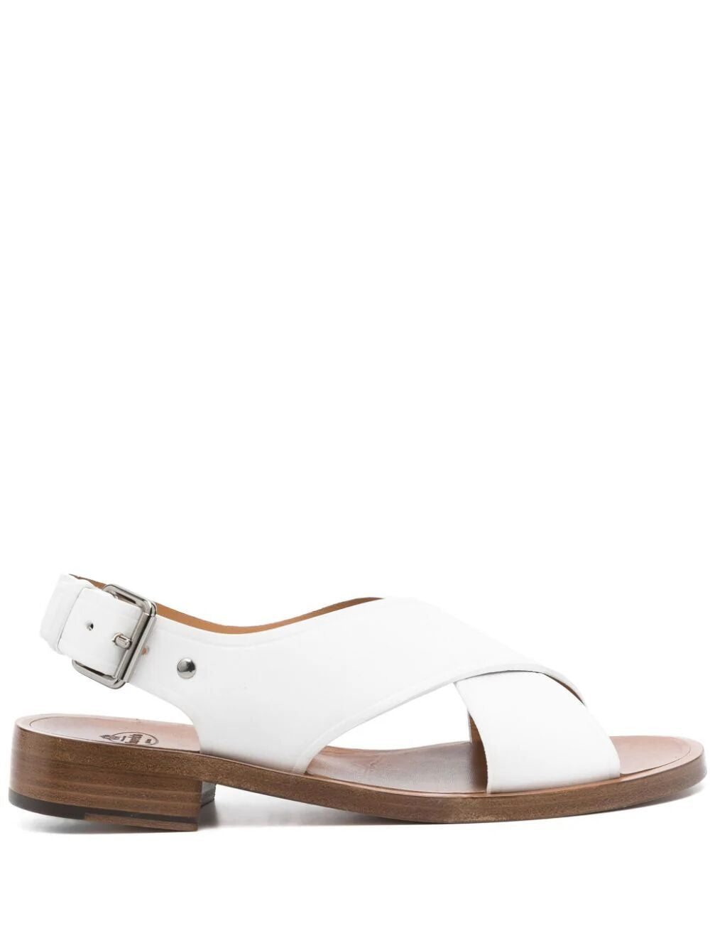 CHURCH'S White Leather Sandals for Women - SS24 Collection