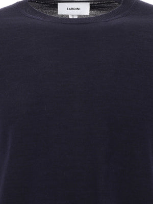 メンズ用ネイビーウールブレンドセーター - SS24コレクション