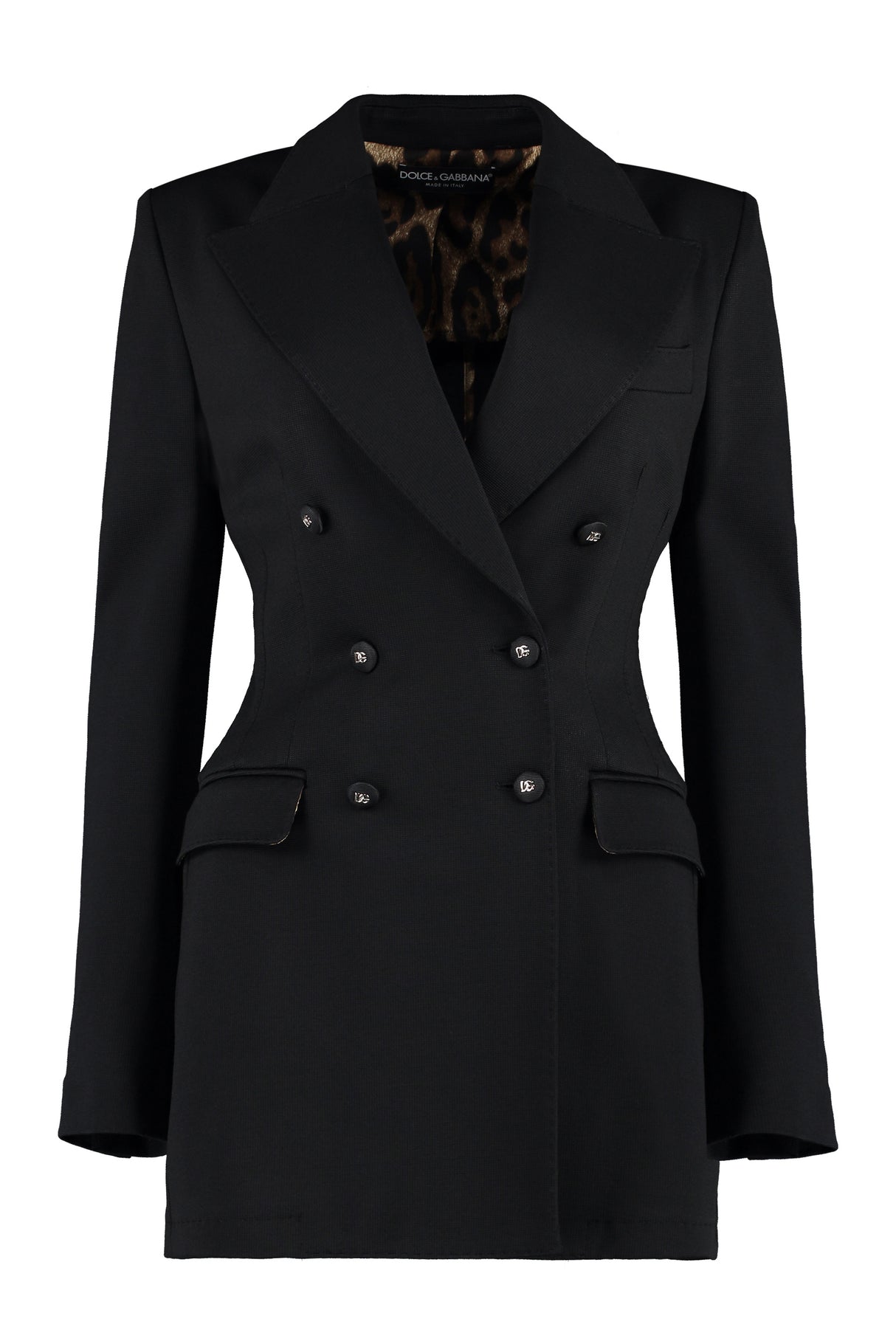 DOLCE & GABBANA Black Viscose Jacket - SS23 Collection for Women