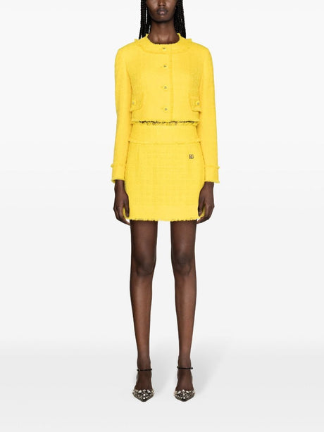 DOLCE & GABBANA Must-Have Yellow Skirt for the SS24 Season