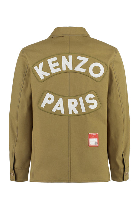 KENZO Men's SS23 Tabaco Patch Jacket