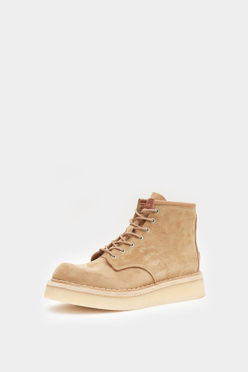 KENZO Men's Tan Leather Boots for SS24