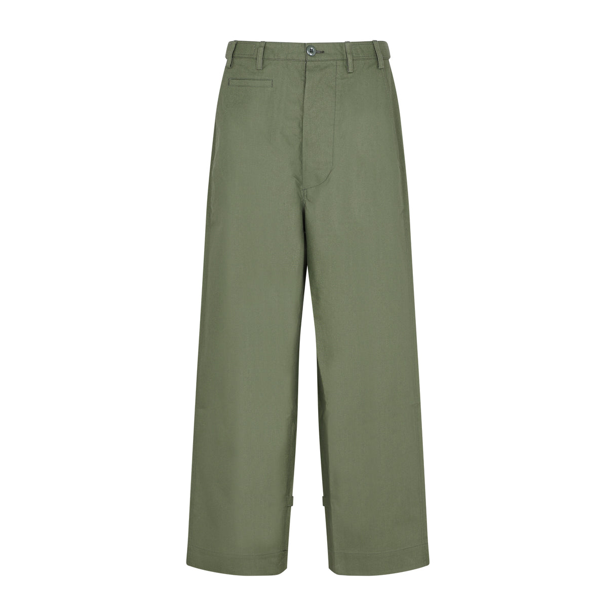 绿色大码直筒裤 - FW23精品系列