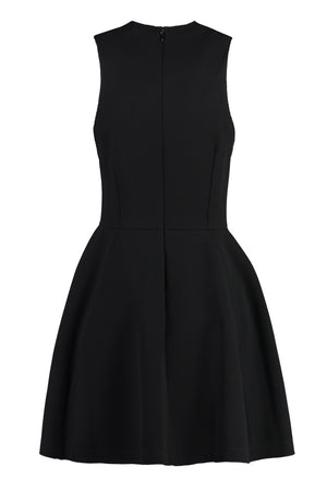 AMI PARIS Versatile Black Wool Dress for Women