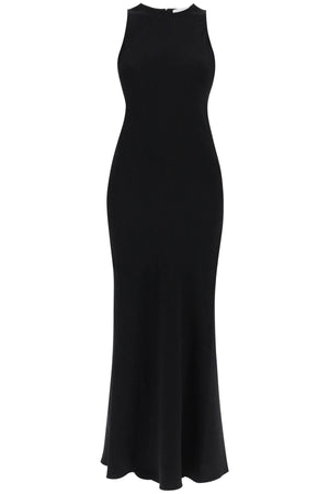 AMI PARIS Elegant Black Flared Hem Dress for Women