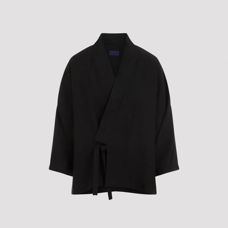 KENZO Elegant Black Kimono Jacket