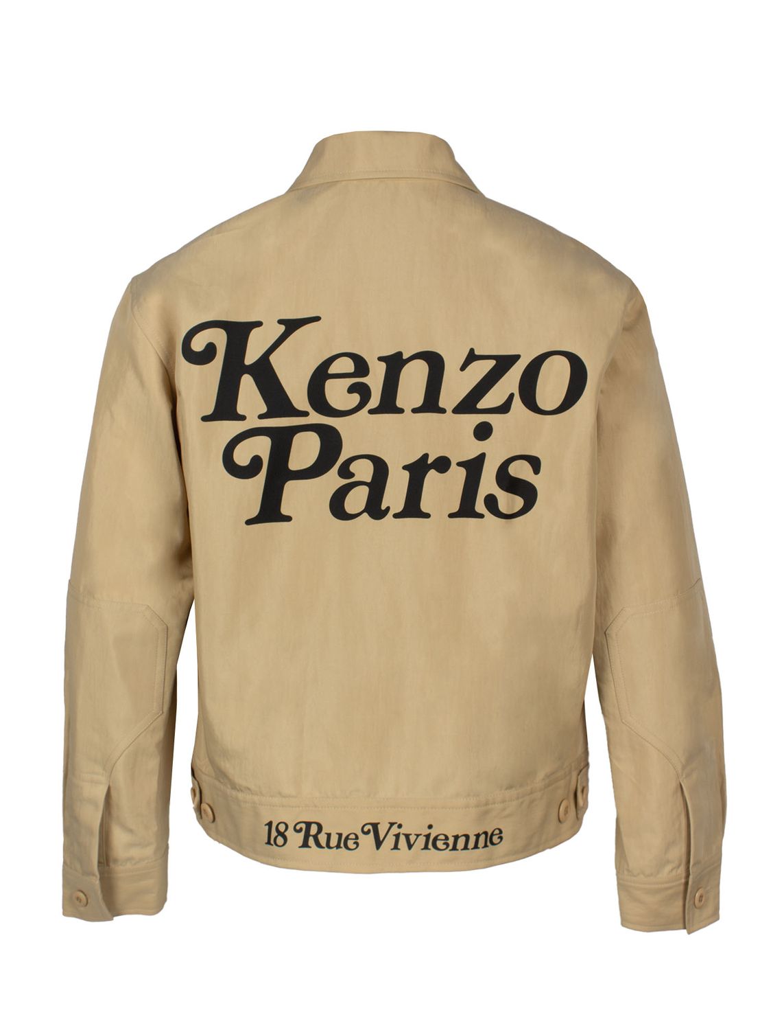 'KENZO BY VERDY' 短版夾克 - 男款SS24 駝色/黑色外套