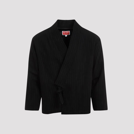 KENZO Modern Black Kimono Jacket