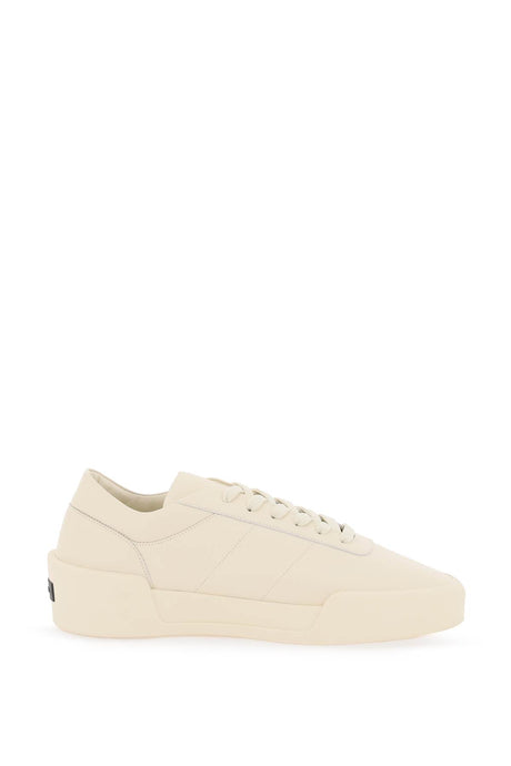 FEAR OF GOD Men's Low Top Bone Leather Sneakers for SS24