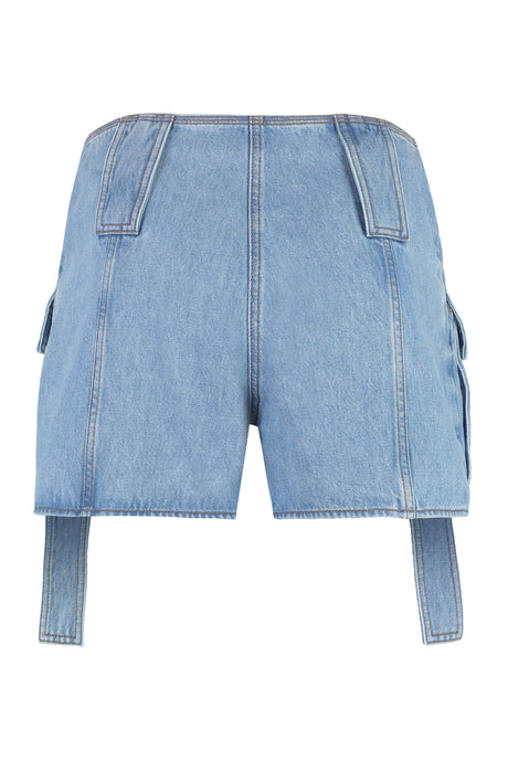 Women's Blue Denim Shorts - SS23 Collection