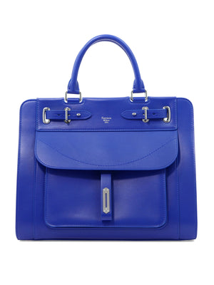 Túi xách da màu xanh cho phụ nữ - Fontana Milano 1915