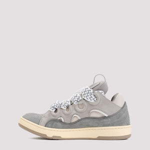 LANVIN Grey High-Top Sneakers for Men in SS24 Collection