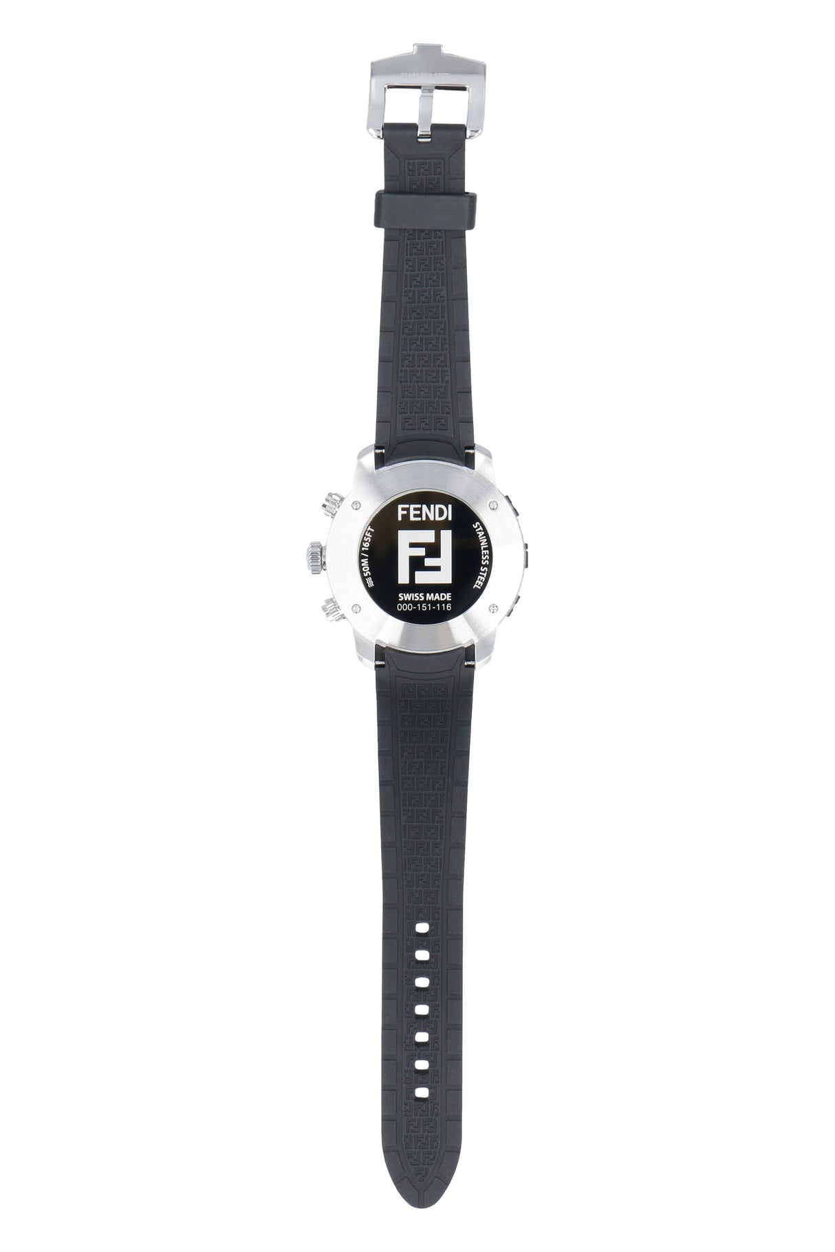 男士时尚黑色橡胶手表 - SS23系列