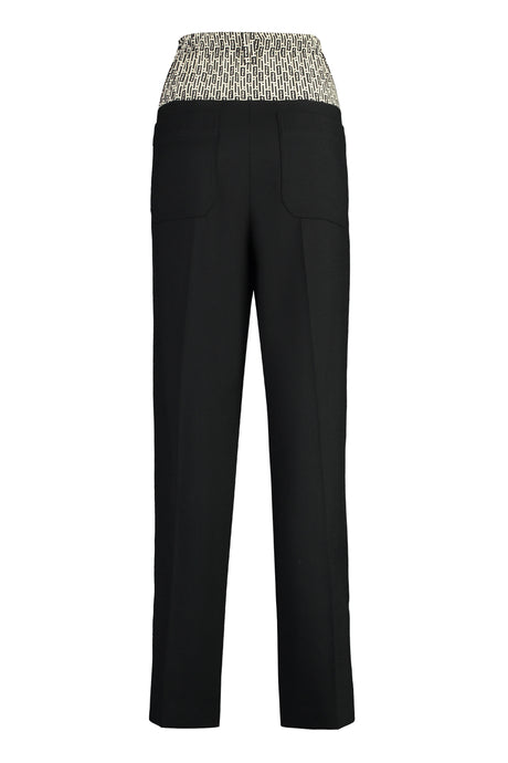 FENDI Stylish Wool Blend Trousers for Women - FW23 Collection