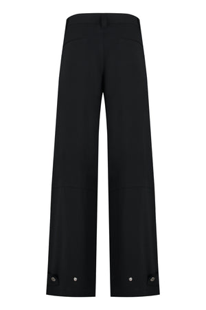 AMI PARIS Versatile Black Multi-Pocket Trousers for Women
