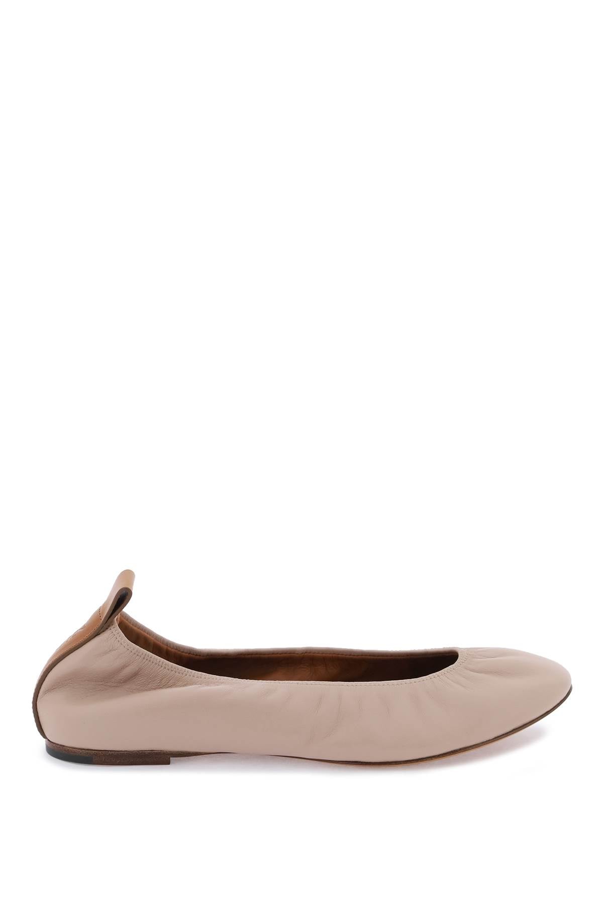 LANVIN Essential Leather Ballerina Flat for Women - SS24