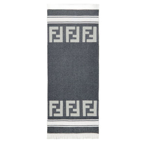 FENDI Blue Foulard Scarf for Men and Women - SS24 Collection