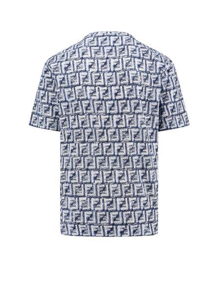 ブルーFFモチーフのメンズTシャツ - SS24コレクション