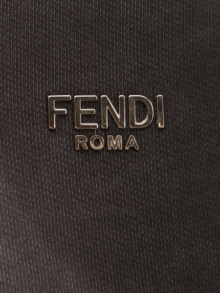 FENDI Luxurious Raffia Hoodie with Oversized Hood and Drawstring Closure
