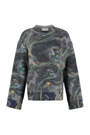 Multicolor FENDI Crew-Neck Sweater | FW21 Collection