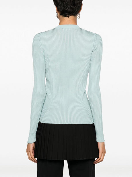 FENDI Clear Blue Knit Sweater for Women - 23FW Collection