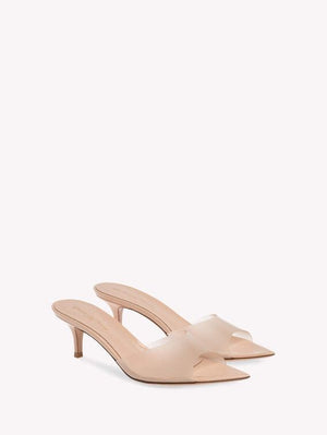 Nude 55mm Heel Sandals for Women - Gianvito Rossi Elle Collection