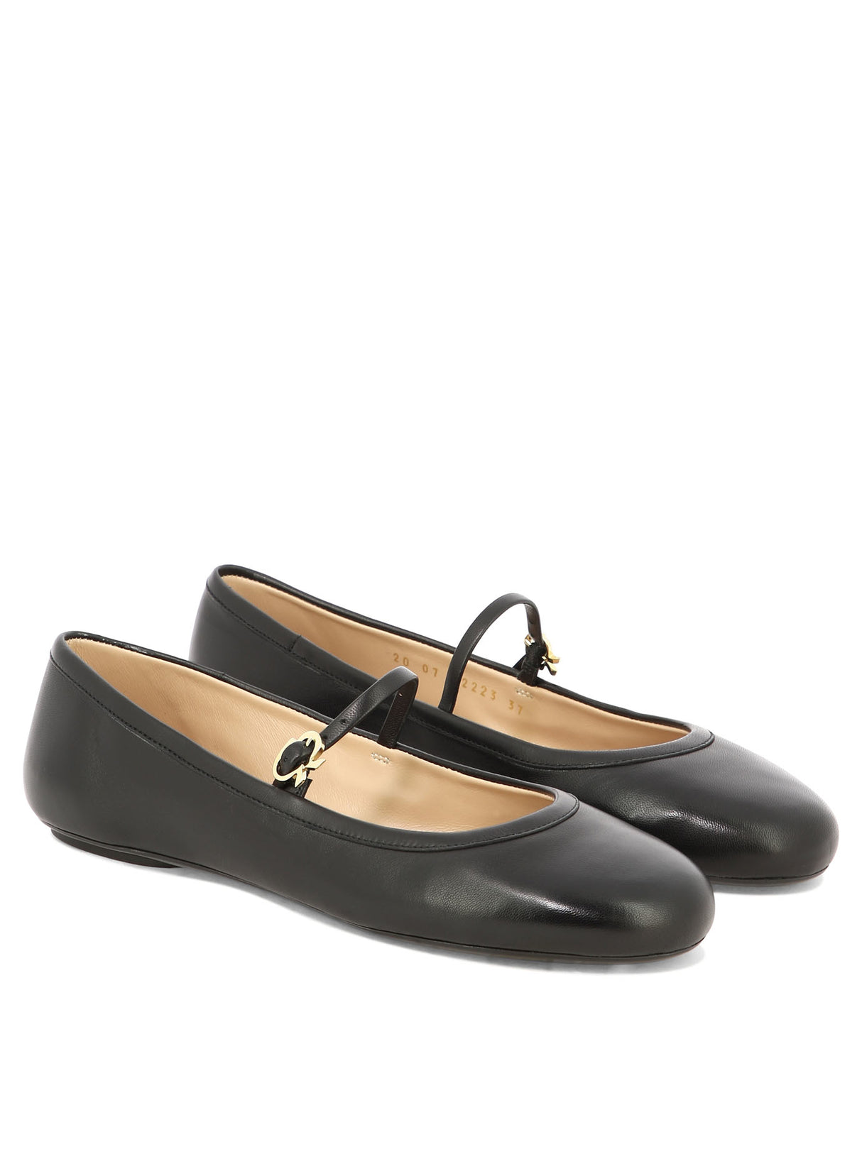 GIANVITO ROSSI Classic Black Ballet Flats for Women - FW24 Collection