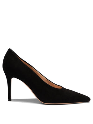 GIANVITO ROSSI Sleek and Chic Black Suede Pumps for Women